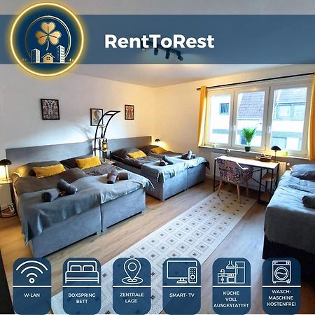 Rtr Essen - Fuer Bis Zu 8 Personen - Voll Ausgestattet - Zentral Limbecker Platz - Messe - Uniklinikum - Smart Tv - Modern Apartman Kültér fotó