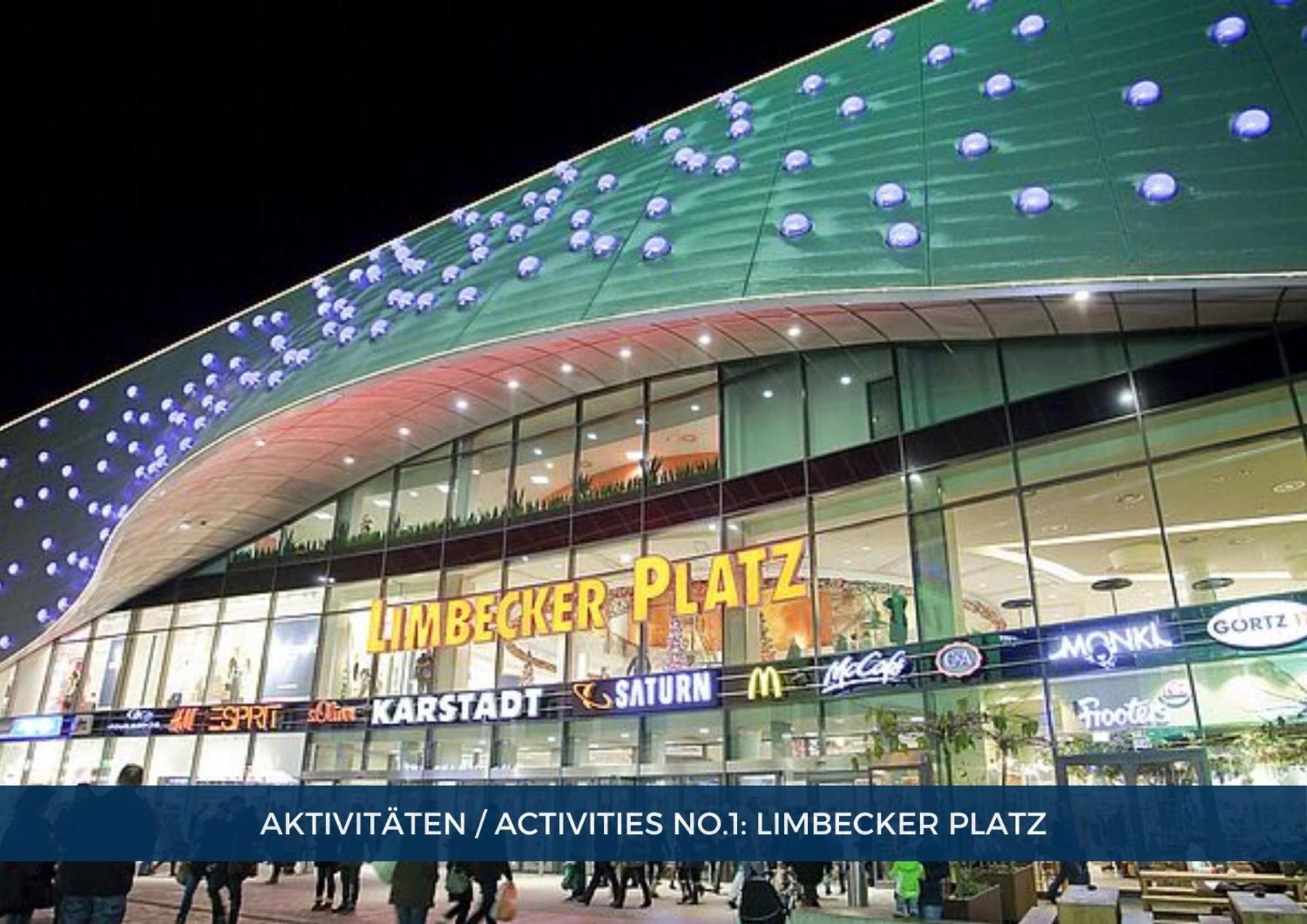 Rtr Essen - Fuer Bis Zu 8 Personen - Voll Ausgestattet - Zentral Limbecker Platz - Messe - Uniklinikum - Smart Tv - Modern Apartman Kültér fotó